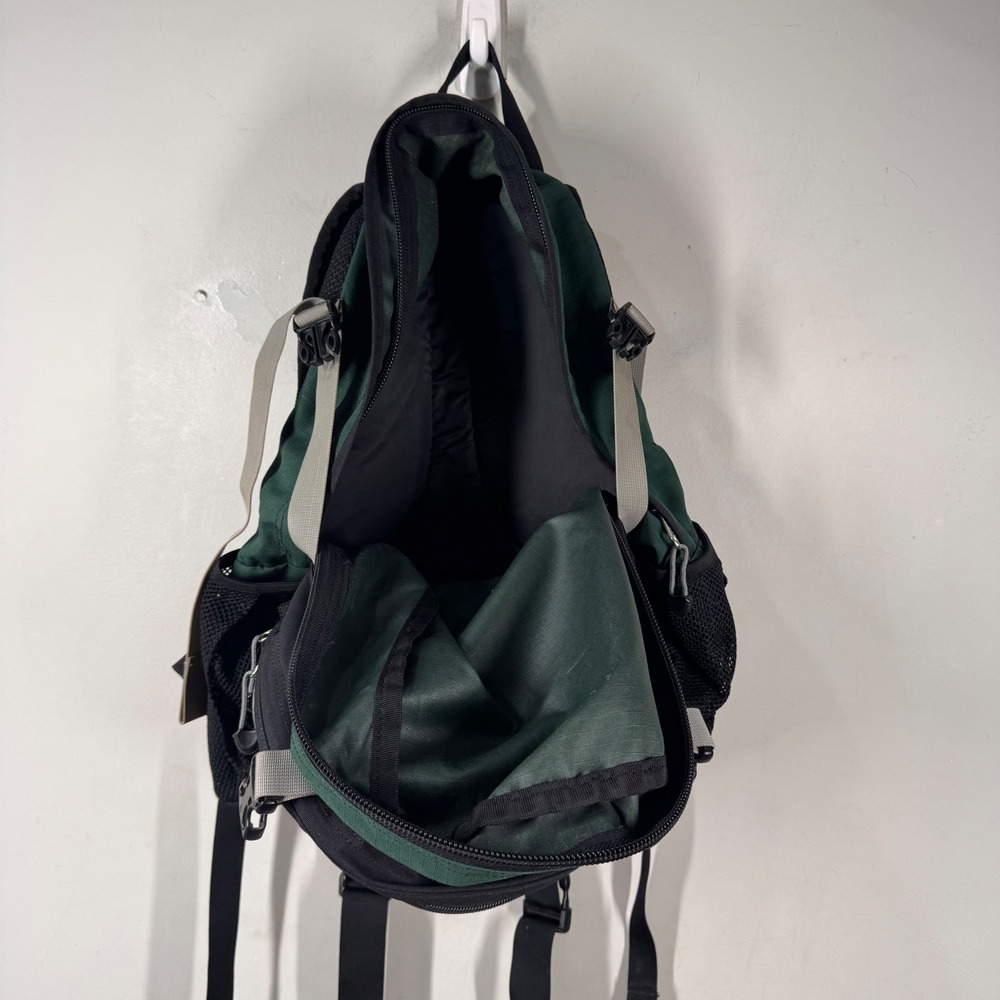 REI Whitney Daypack Backpack Forest Green Black Canvas Cordura DJL 011200 - Picture 14 of 16